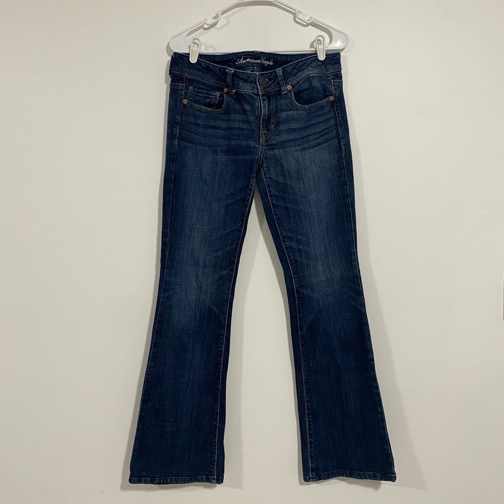 American Eagle Outfitters Dark Blue Boot Cut Jeans